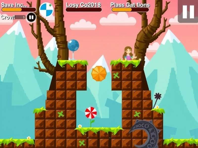 Choco Pixel Challenge Gameplay Screenshot